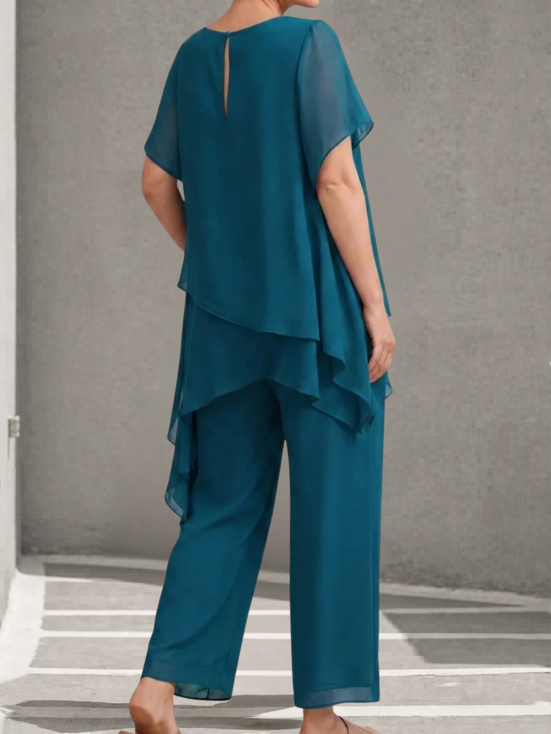 Aurora – conjunto palazzo de gasa en capas