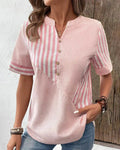 Nieves – blusa de rayas suave