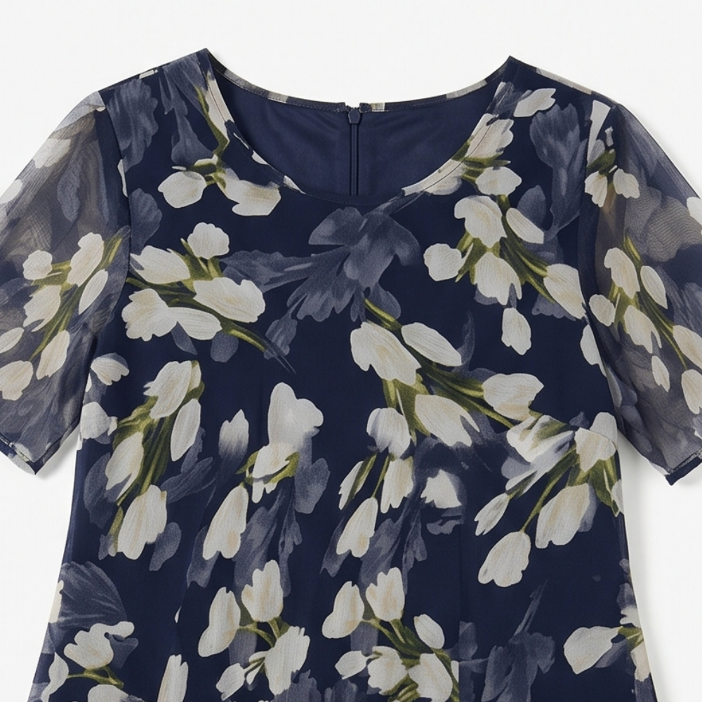 Fiorenza – vestido midi de flores elegante