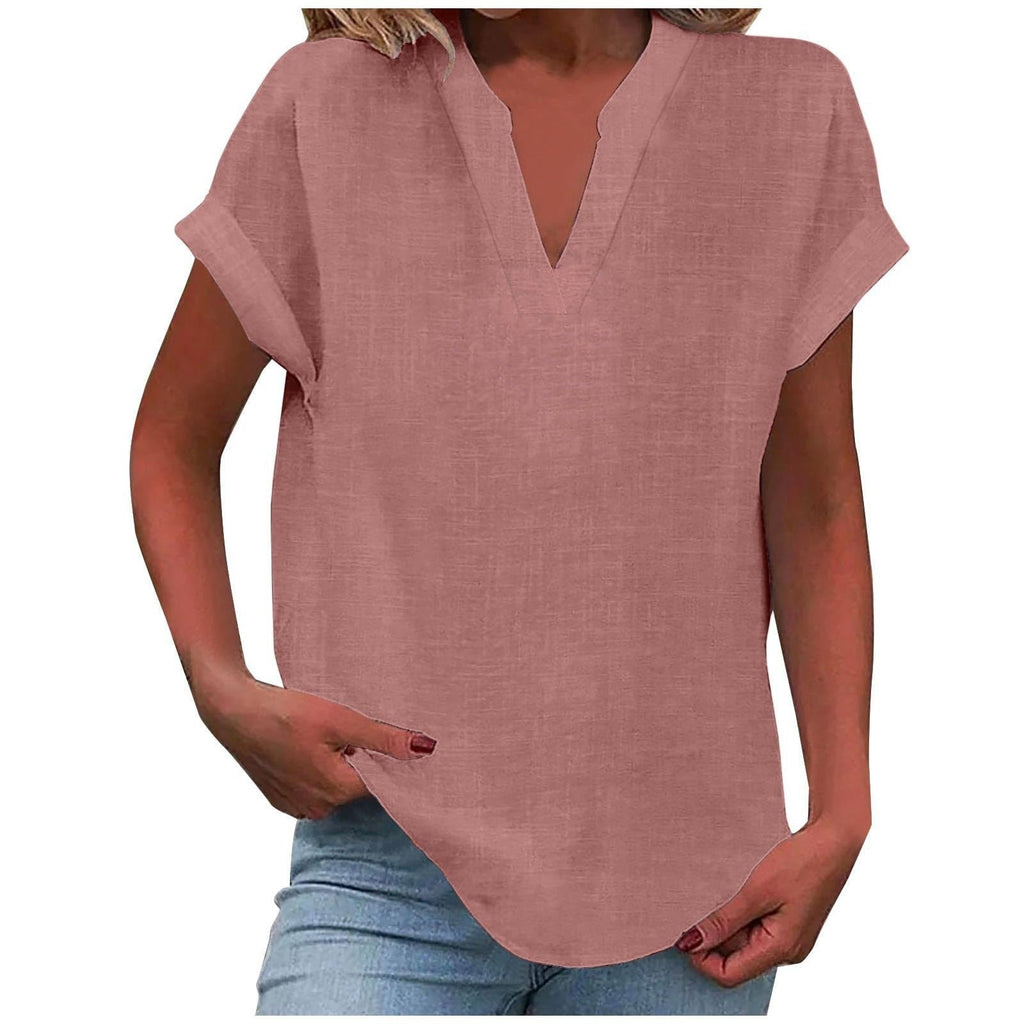 Clotilde – blusa holgada con escote en v