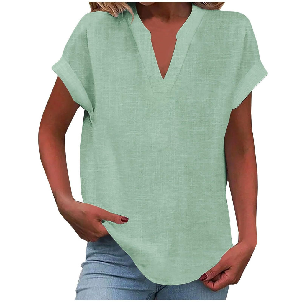 Clotilde – blusa holgada con escote en v