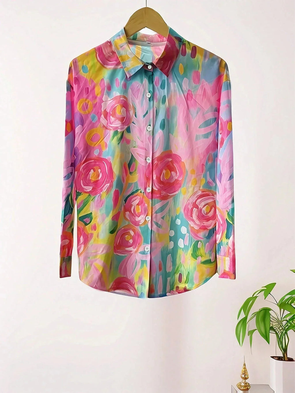 Benita – blusa estampada de colores