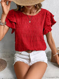 Magdalena – blusa ligera con mangas de volante