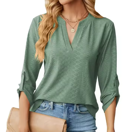 Ofelia – blusa cómoda con botones