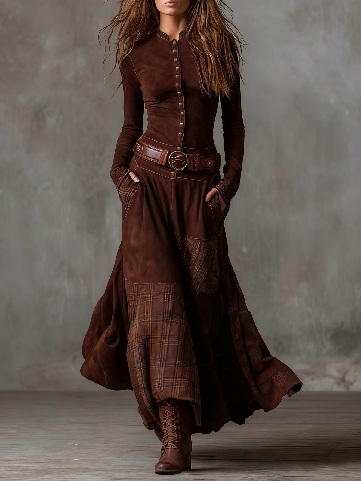Paola – vestido maxi refinado