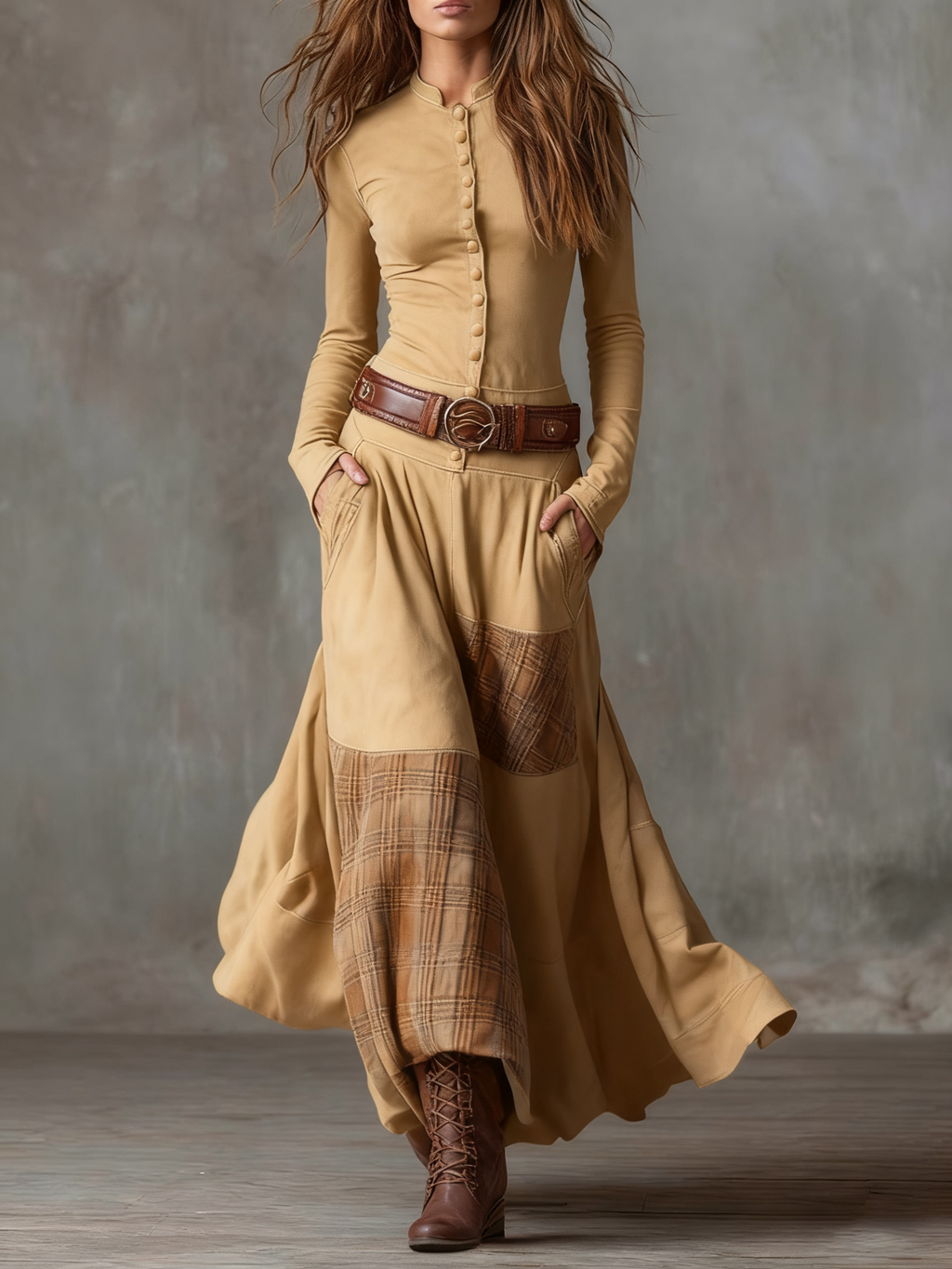 Paola – vestido maxi refinado