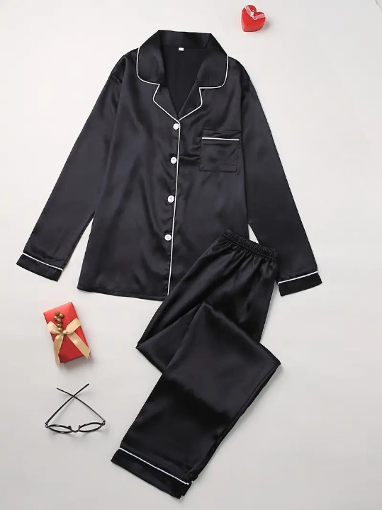 Luz – pijama satinado de dos piezas