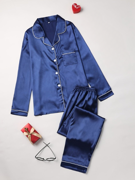 Luz – pijama satinado de dos piezas