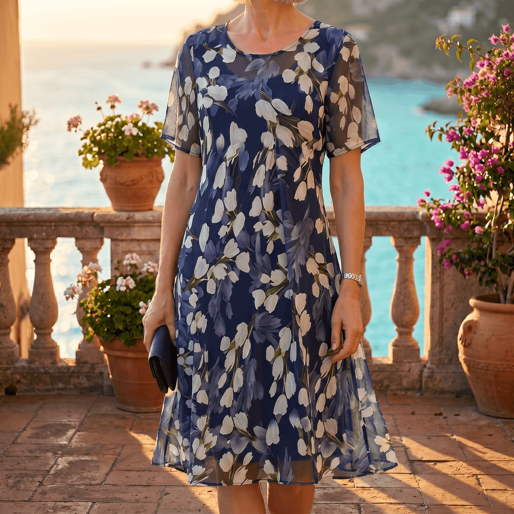 Fiorenza – vestido midi de flores elegante