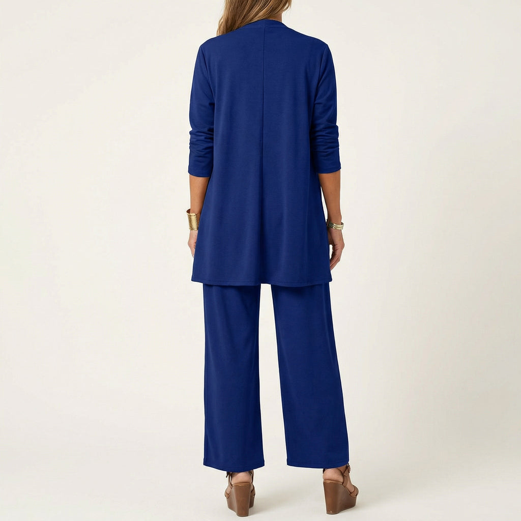 Victoria – conjunto minimalista de 3 piezas con chaleco