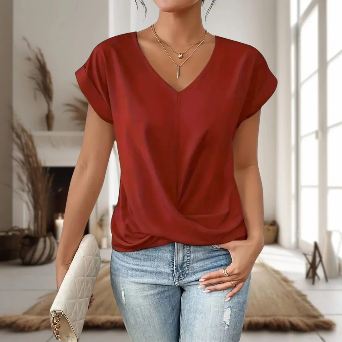 Marisol – camiseta con escote corazón